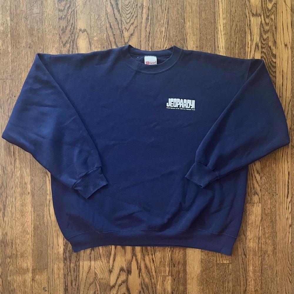 Deadstock 90s Jeopardy Game Show / US Olympics Crewneck Sweatshirt